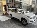 跃纪生霸道PRADO普拉多汽车模型一汽丰田 1:18 2010 越野车合金圣诞模型 白色素版现货 实拍图