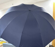 天堂伞强效拒水雨伞防风加固十骨大伞三折便携商务雨伞男女士 10骨黑胶大伞-雾蓝灰 实拍图