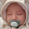 卡度熊（KADUXIONG）婴儿帽子春秋季宝宝可爱超萌秋冬婴幼儿护耳新生儿女宝宝胎帽男童 鹿角米色(加绒款) 1-10个月（建议头围35-45cm） 实拍图