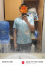 Saucony索康尼男子短袖针织衫24夏季运动短袖T恤跑步训练短T 白色/蓝月 L（175/96A） 晒单实拍图