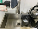 卫达斯厨房水槽大单槽不锈钢洗菜盆一体盆厨房水池加厚普通洗碗槽洗菜池 C套餐-配冷热抽拉龙头(高性价比) 尺寸-75*45cm 实拍图