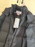美力城暖天鹅泡芙羽绒服中长款女高端90鹅绒加厚外套保暖157 黑色 M （110-125斤） 实拍图