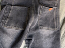 JEEP SPIRIT吉普牛仔裤男修身秋冬季韩版裤子男士微弹小脚裤 蓝灰加绒 38 实拍图
