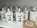 芷尧景德镇陶瓷杯子带盖家用茶杯套装酒店宾馆会议杯办公水杯定制10只 实拍图