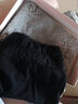 安优棉四条装女士棉质内裤女中腰蕾丝边舒适透气包臀不卡裆三角裤女夏季 灰色 灰色 黑色 黑色 【中腰】 4条 L 【推荐体重95-120斤】 实拍图