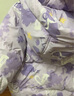 鸭鸭儿童羽绒服中长款过膝加厚时尚新款可爱女童冬季小童装外套GM 紫色调 100 实拍图