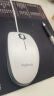 罗技（Logitech）M100r 鼠标 有线鼠标 办公鼠标 对称鼠标 大手鼠标 白色 实拍图