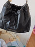 百丽包包女托特包链条黑色通勤小香风流浪包垃圾袋X6603AX3 黑色 F 实拍图