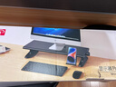 派凡 显示器增高架可调节旋钮升降式台式电脑支架笔记本电脑屏幕垫高桌面收纳底座办公置物键盘托架子 珍珠白【旋钮升降/单手调节/笔记本台式机通用】 实拍图