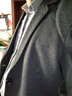 罗蒙（ROMON）西服男士春秋季毛呢西装男商务休闲上衣服外套男装 灰色 XL 实拍图