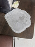 米囹烟灰缸冰山雪山水晶烟灰缸时尚创意个性礼品大号烟灰缸客厅办公室 磨砂白-烟灰缸 实拍图