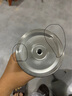 聚莜家超大容量保温杯304不锈钢保温瓶旅行车载水杯茶水分离带滤网提手 商务银【1000ML】 实拍图