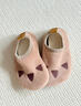 秋冬薄款地板鞋儿童居家熊爪袜套男女防滑卡通软底一脚蹬家居拖鞋 卡其爪 150适合脚长14.4-15.3cm 实拍图