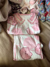 俞兆林（YUZHAOLIN）女童睡衣夏季儿童家居服翻领开衫纯棉空调服穿三季中小童衣服 晒单实拍图