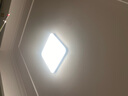 欧普照明（OPPLE）全光谱护眼吸顶灯客厅灯照明灯具简约风方灯满天星智控-24W 实拍图