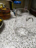 DKO白酒分酒器玻璃小酒盅酒壶分酒器100ml量酒器红酒醒酒器酒杯酒具 胖身带把分酒壶（无刻度） 500ml 实拍图