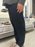 马登工装美式复古直筒卡其休闲裤锥形松紧腰垂感西装薄长裤子男夏 藏蓝色 XL 实拍图