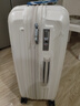 莎米特行李箱24英寸拉杆旅行箱 可扩容男女大学生行李箱 耐磨PC154米白 实拍图