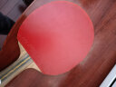 红双喜（DHS）PF4小狂飙3 PF4-50乒乓球胶皮高弹海绵乒乓球拍胶皮粘性反胶套胶 新PF4_红色 厚 实拍图