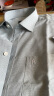 杉杉（FIRS）短袖衬衫男中年商务休闲正装宽松免烫衬衣 TCT4299短袖绿色 38  实拍图
