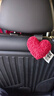 迪加伦ins风红心汽车挂钩高级车载座椅背置物挂钩时尚车内装饰用品大全 实拍图