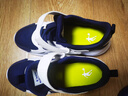 乔丹男大童跑步鞋儿童春秋季运动鞋子密网儿童鞋 丝绒蓝/乔丹白36 实拍图