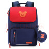 迪士尼（Disney）小学生书包4-6年级男女童双肩米奇韩版休闲背包SM11751藏青色大号 实拍图