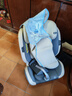 贝倍适（BAYBETSS）安全座椅儿童汽车用0-4-12岁宝宝360度旋转可坐可躺婴儿车载座椅 遮阳棚+iso硬接口+双钢骨架 新生儿舒适坐躺睡安全椅】米灰色 实拍图