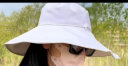蕉下（beneunder）防晒帽女遮阳帽双面渔夫帽男太阳帽子大帽檐防紫外线艾蒿紫-白 实拍图