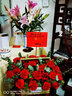 花与千寻鲜花玫瑰花混搭欧式手提花篮生日礼物祝福全国同城配送 红色混搭新款手提花篮Y款 平时价 实拍图