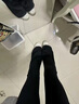 逸阳春季休闲款女高腰显瘦黑色喇叭裤子舒适透气 黑色 27 （101-110斤） 实拍图