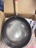 章丘铁锅正宗手工锻打铁锅无涂层物理不粘锅炒锅老式家用炒菜锅厨具轻音 2.0标准版古法原色 32cm 实拍图