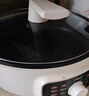 美的（Midea）家用电饼铛烙饼锅 三明治机早餐煎烤机电火锅 电炒锅烤肉锅 65mm加深 多功能锅 抗菌电煎锅JKE3062 实拍图