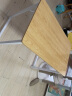 宾纳得电脑桌家用台式学习桌钢木学生写字桌现代简约长条工作台加固桌子 原木纹白架单桌（100*60*73cm) 实拍图
