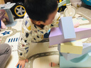 孩子宝贝EVA泡沫积木玩具儿童幼儿园1-2-3-6岁大软体环保早教生日礼物拼接 大号50块-6CM厚（马卡龙色系） 实拍图