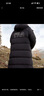 斐乐 斐护科技羽绒服|FILA中长款羽绒服女装秋冬防泼水保暖外套 正黑色-BK S 160/80A 实拍图