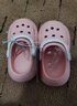 SEVEN ONLY OLINE儿童洞洞鞋男女童小童夏季可爱卡通小童防撞包头宝宝拖鞋 粉色 16 0 内长16cm 脚长15.5穿 实拍图