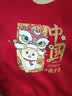 真维斯儿童加绒套装秋冬款男孩新年款拜年服洋气卫衣保暖卫裤男童 【新年套装】红+黑/舞狮龙中国 110 实拍图