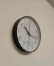 北极星（POLARIS）挂钟客厅家用时钟现代简约轻奢免打孔时尚钟表 2536黑色石英款 实拍图