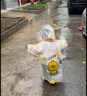 牧萌儿童雨鞋男童女童防水立体宝宝防滑耐磨卡通雨靴 黄色挖掘机 15码 实拍图
