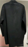 伯爵卓尔高端全羊毛双面呢大衣100%男士2025秋冬季新款中长款通勤男装外套 黑色 【常规款-无内胆】 S (165) 实拍图