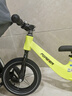 永久（FOREVER）永久平衡车1-3岁平衡车儿童平衡车3-6岁宝宝平衡车儿童滑步车滑行 12寸 绿色|镁合金车架 +辐条充气轮 实拍图