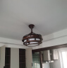 雷士（NVC） LED风扇灯新中式客厅吊扇灯 餐厅灯具隐形扇叶 鸿运36W  三色调光6档风 实拍图