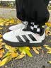 adidas ADIPUFF面包鞋防滑耐磨一脚蹬柔软中高帮休闲棉鞋阿迪达斯   轨道灰/黑色 (推荐选大半码)   39 实拍图