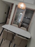 京东京造月星加厚岩板餐桌 现代简约耐刮耐高温家用餐桌椅组合 1桌4椅1.4M 晒单实拍图