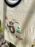 MQDMINI童装儿童T恤男童秋季新款AB袖上衣宝宝衣服中小童ZQ 探索自然米白 120 晒单实拍图