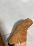 OETZI懒人一脚蹬乐福鞋秋季平底鞋舒适大头小丑鞋 男女同款 棕色/黑色T24120831 41 实拍图