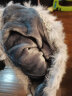 班哲尼兔毛帽子女士冬季保暖毛线帽护耳兔毛厚毛球针织帽学生简约雷锋帽 晒单实拍图