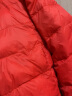 雪中飞（SNOWFLYING）儿童轻薄羽绒服男童保暖防寒新款童装中大童女童薄款冬外套 中国红 120cm 晒单实拍图