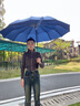 伞小满全自动雨伞大号加固加厚结实抗风伞男士折叠三人超大伞加大双人伞 12骨130cm藏蓝色-3人 实拍图